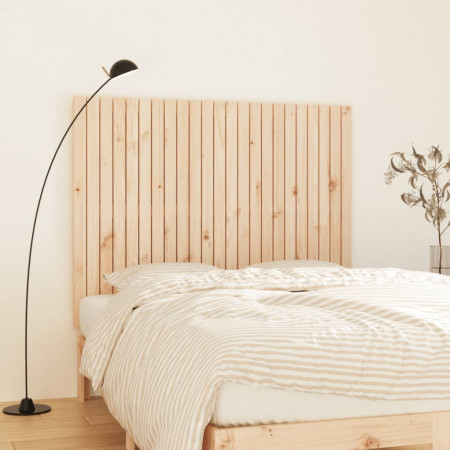 Tăblie de pat pentru perete, 146,5x3x110 cm, lemn masiv de pin