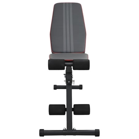 Banca de greutăți reglabilă pliabilă 230 kg oțel negru