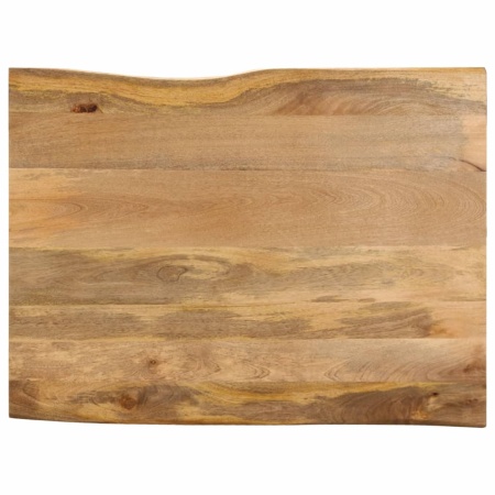 Blat masă cu margini, 90x80x3,8 cm, lemn masiv mango
