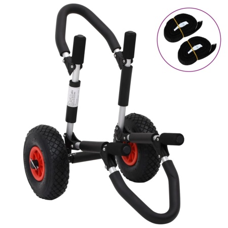 Cărucior de SUP pentru placa de surf pliabil, 45 kg, aluminiu