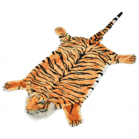 Covor model tigru 144 cm Pluș Maro