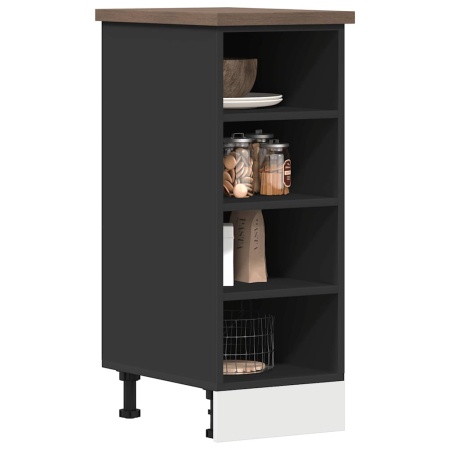 Dulap inferior, negru, 30x44,5x81,5 cm, PAL