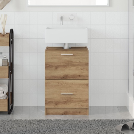 Dulap pentru Chiuvetă Stejar Artizan 40x37x59 cm Lemn Prelucrat