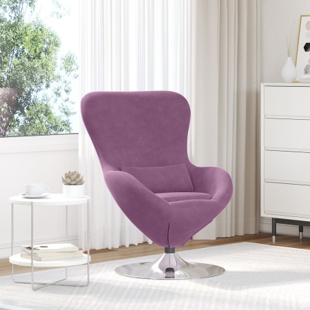 Fotoliul cu ouă Catifea Violet