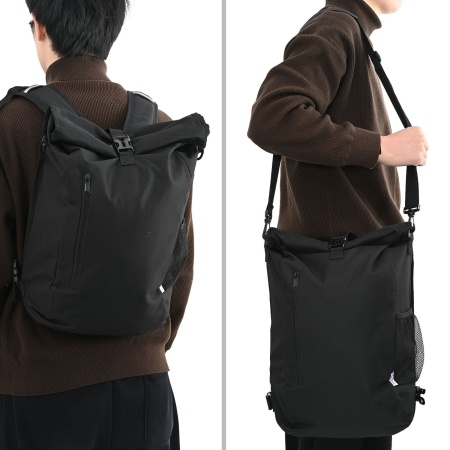 Geanta pentru bicicletă pentru suport de bicicletă 20 L Negru 31x13x58 cm