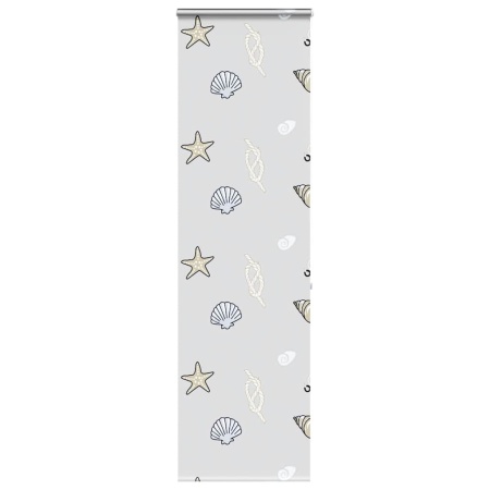 Jaluză cu role de duș cu casetă 80x240 cm lățime material 76 cm