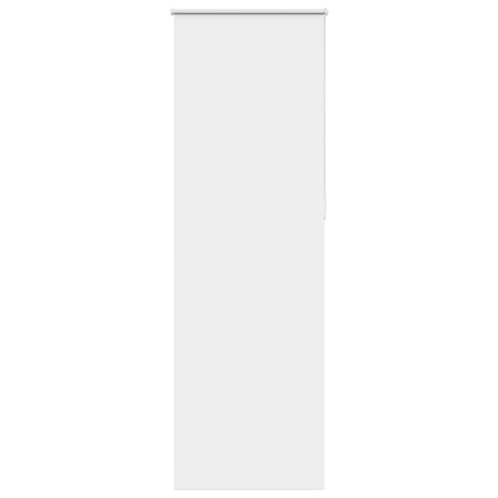 Jaluză cu role opace alb 80x230 cm lățime material 75,7 cm