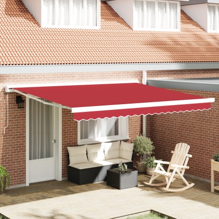 Material de schimb pentru cortină pentru cadru de 4x3 m Roșu