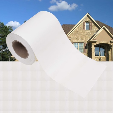 Panou de intimitate grădină, alb, 35 x 0,19 m, PVC