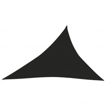 Pânză parasolar, negru, 4x5x6,8 m, HDPE, 160 g/m²