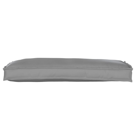 Perna Exterioară Gri Poliester 100 x 40 x 8 cm Huse Detașabile