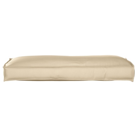 Pernă palet pentru spate Bej 120x40x12 cm Fabric Oxford