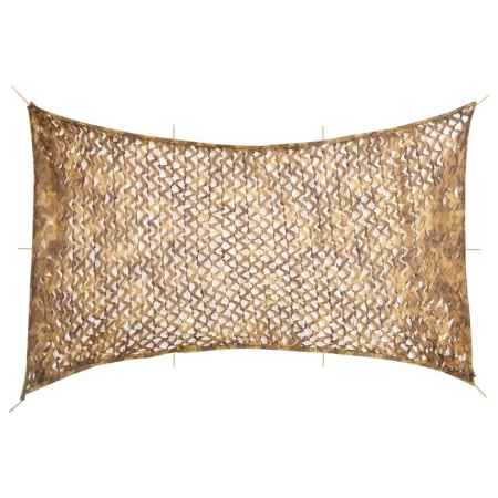 Plasă de camuflaj cu geantă de depozitare, nisipiu, 600x414 cm
