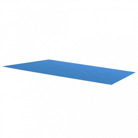 Prelată piscină, albastru, 1000 x 600 cm, PE, dreptunghiular