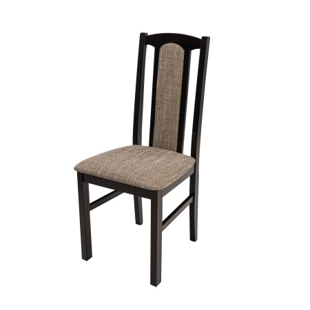 Scaun din lemn masiv de fag tapitat cu stofa s-37 boss7 w2, wenge