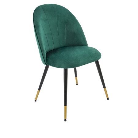 Scaun living tapitat cu stofa premium s-172, tapiterie verde