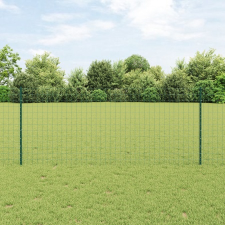 Set de Împrejmuire Grădină Set de 2 Verde Oțel 25 x 1 m Durabil