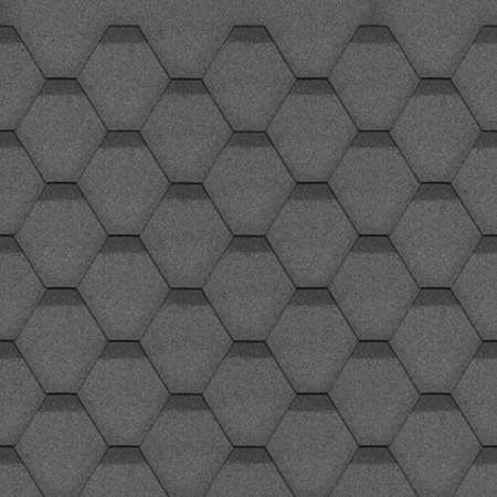 Sindrila pentru acoperis din bitum Hexagonal Rock H333BLACK