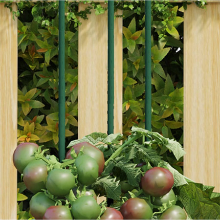 Țăruși pentru plante de grădină, 30 buc., verde, 150 cm, oțel