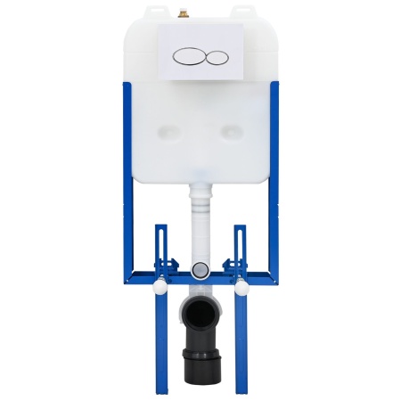 Accesorii Baie Alb Plastic 50 x 8 x 131 cm Cadru Toiletare