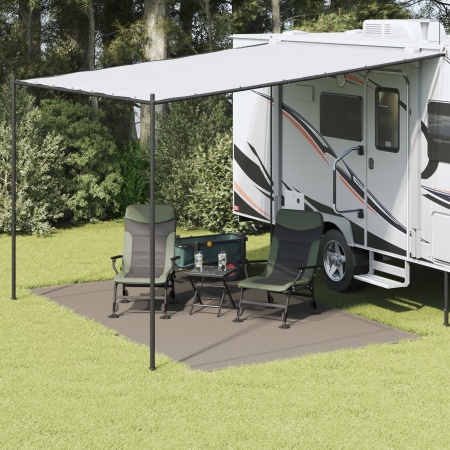 Accesoriu Cort Gri deschis Poliester 250 x 400 cm Portabil