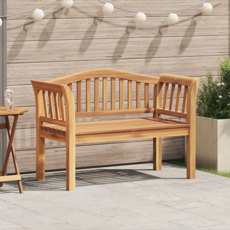 Bancă de grădină 120x53.5x85 cm din lemn solid de tec