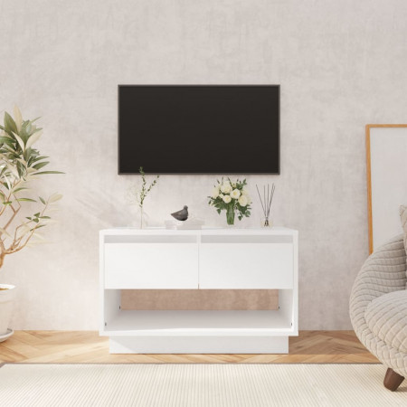 Comodă TV, alb, 70x41x44 cm, PAL