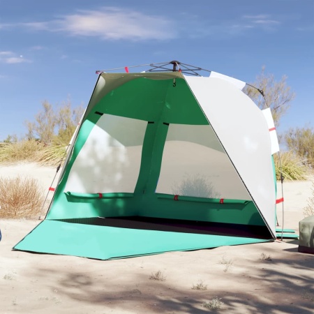 Cort camping 3 persoane verde marin impermeabil setare rapidă - Img 1
