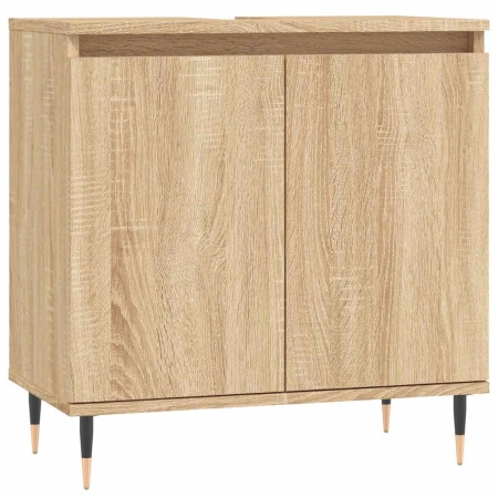 Dulap de baie, stejar sonoma, 58x33x60 cm, lemn prelucrat