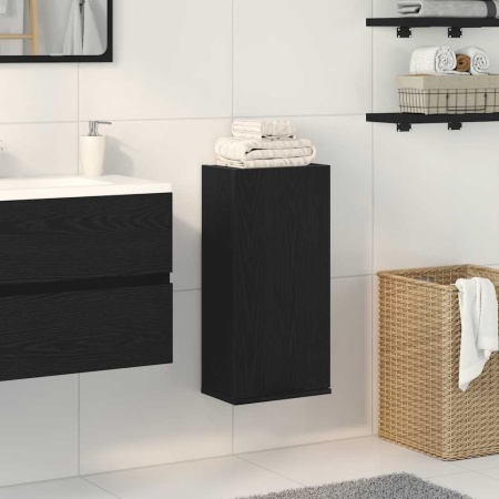 Dulap montat pe perete, stejar negru, 32x20x67cm lemn prelucrat