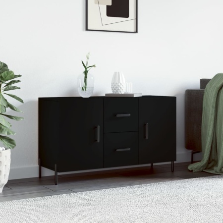 Dulap, negru, 100x36x60 cm, lemn compozit