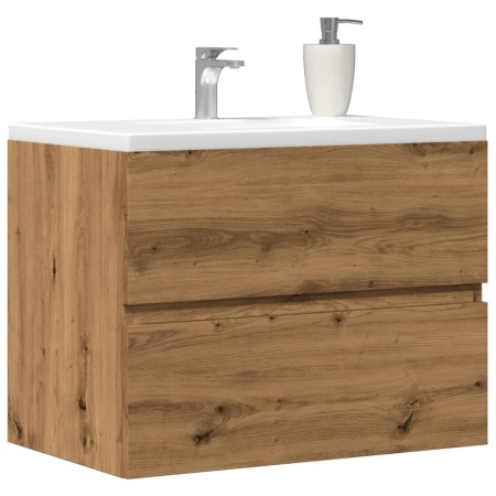 Dulap pentru baie stejar artizanal 60x38,5x45 cm lemn prelucrat