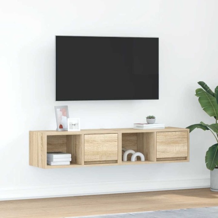 Dulapuri TV 2 buc Stejar Sonoma 60x31x25,5 cm Lemn prelucrat