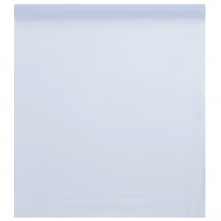 Folie fereastră, statică/mată, alb transparentă, 45x2000cm, PVC