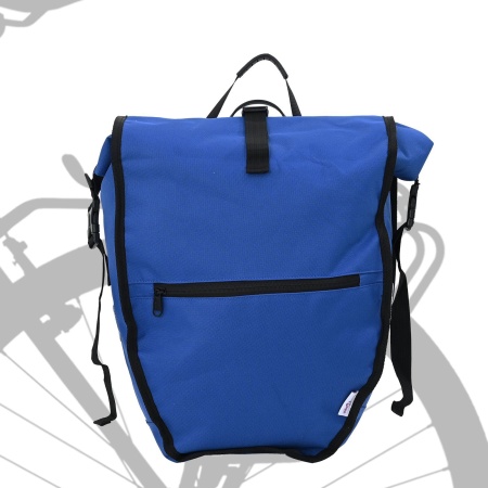 Geanta de bicicletă pentru suport de bagaje 25 L Albastru 32.5x17x57 cm