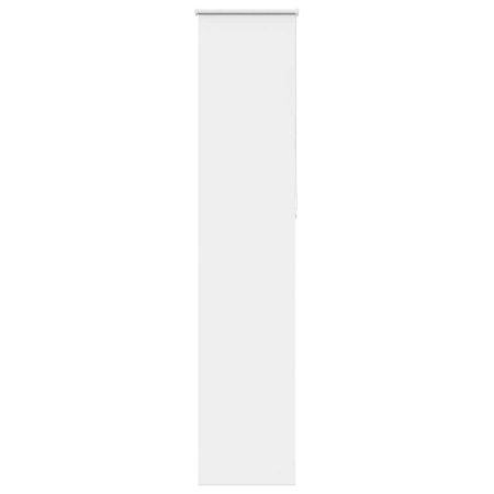 Jaluză cu role opace alb 40x210 cm lățime material 35,7 cm