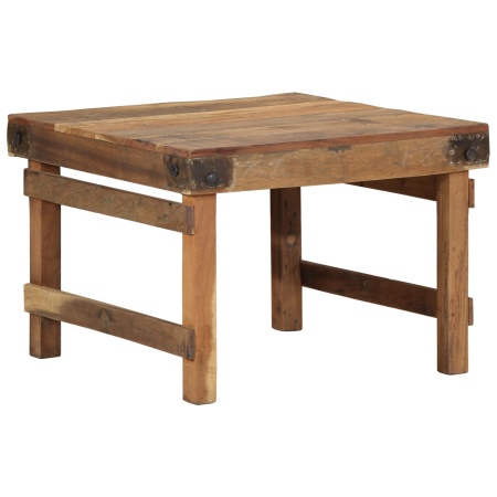 Masă de cafea 55x60x40 cm din lemn masiv recuperat