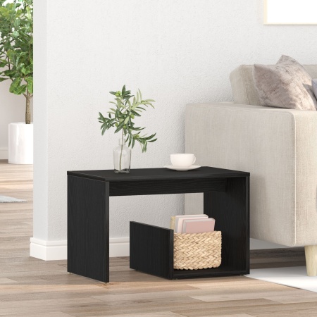 Masă laterală Negru stejar 59x36x38 cm Lemn prelucrat