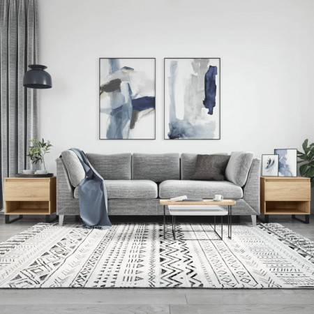 Mese de cafea 2 buc. stejar sonoma 50x46x50 cm lemn compozit