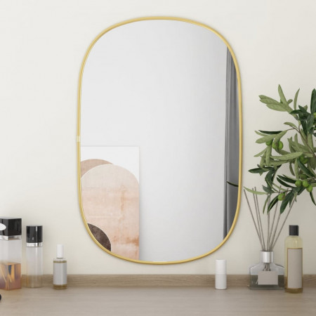 Oglindă de perete, auriu, 60x40 cm - Img 1