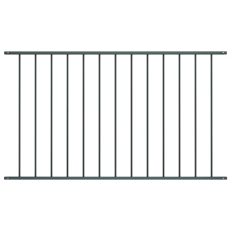 Panou de gard, antracit, 1,7 x 1 m, oțel vopsit electrostatic
