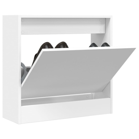 Pantofar, alb, 60x21x57 cm, lemn prelucrat