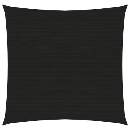 Pânză parasolar, negru, 2,5x2,5 m, HDPE, 160 g/m²