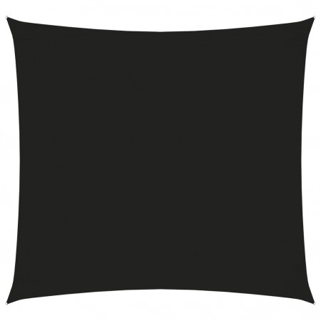 Parasolar, negru, 6x6 m, țesătură oxford, pătrat