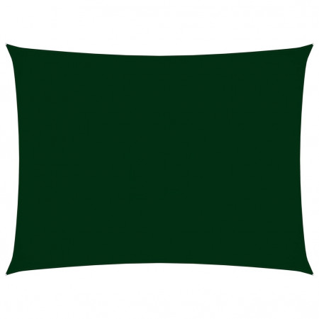 Parasolar verde închis, 4x6 m țesătură oxford dreptunghiular - Img 1