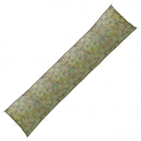 Plasă de camuflaj cu geantă de depozitare, verde, 1,5x8 m