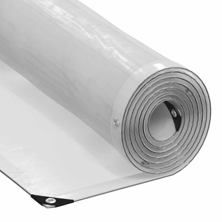Prelata transparenta cu ochiuri 3x12 m polietilena