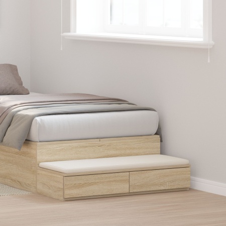 Sertar pentru pat Stejar Sonoma 90x36,5x16,5 cm Lemn prelucrat