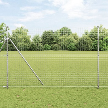 Stâlpi de gard 13 buc Ø32 mm 200 cm Oțel galvanizat