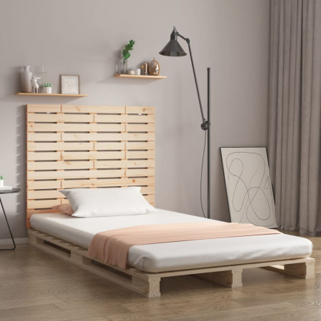 Tăblie de pat pentru perete, 146x3x91,5 cm, lemn masiv de pin